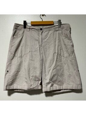 Esmara Women’s Beige Utility Shorts Size 44 - Casual, Relaxed Fit Cargo Style